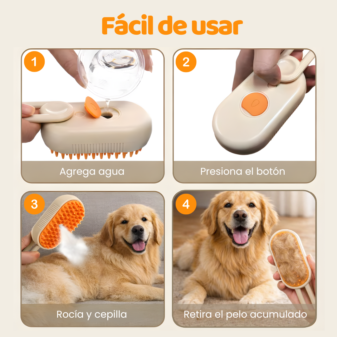 Cepillo Spa Humificador para Mascota