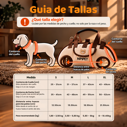 Arnés de Transporte para Perros Pequeños